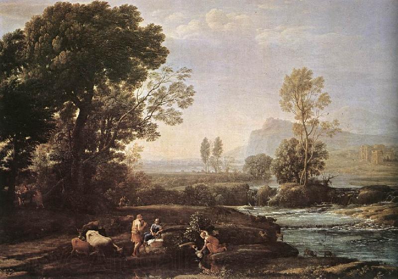 Claude Lorrain Landscape with Rest in Flight to Egypt fg Spain oil painting art